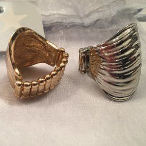 2 Rings with adjustable size